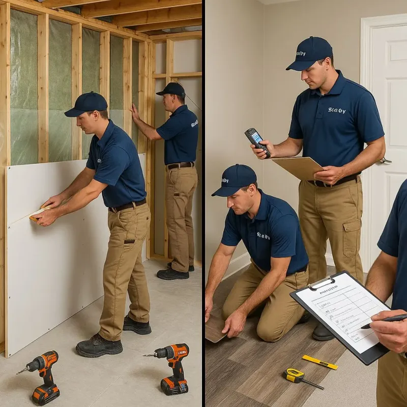 Repairs and Reconstruction process in East New York, NY